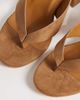 London Rebel Wide Fit London Rebel Wide Fit Elle heeled thong sandals in mocha-Brown - 2