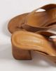 London Rebel Wide Fit London Rebel Wide Fit Elle heeled thong sandals in mocha-Brown - 3