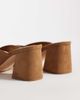 London Rebel Wide Fit London Rebel Wide Fit Elle heeled thong sandals in mocha-Brown - 4