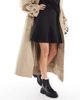 London Rebel Wide Fit London Rebel Wide Fit Emma teddy lined chunky chelsea boots in black - 4