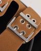 London Rebel Wide Fit London Rebel Wide Fit Morgan double buckle flat sandals in tan-Brown - 4