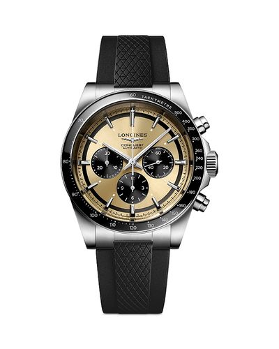 Longines Longines Conquest Sunray Champagne Chronograph, 42mm