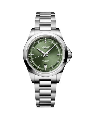 Longines Longines Conquest Sunray Green Watch, 30mm