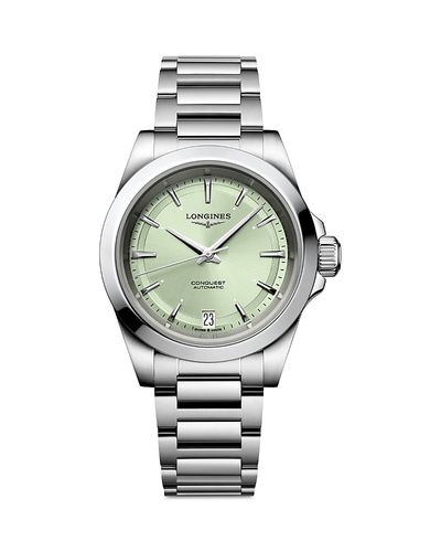 Longines Longines Conquest Sunray Green Watch, 34mm