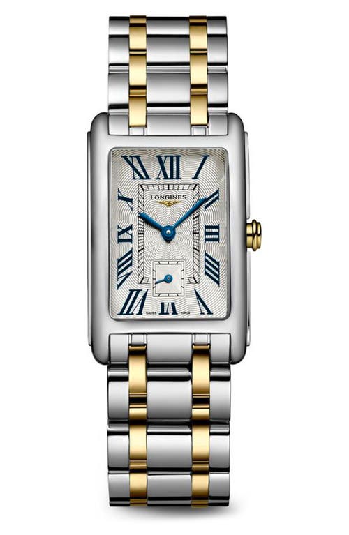 Longines Longines DolceVita Tank Two-Tone Bracelet Watch, 23.3mm x 37mm