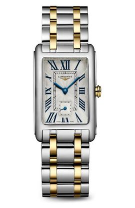 Longines Longines DolceVita Tank Two-Tone Bracelet Watch, 23.3mm x 37mm