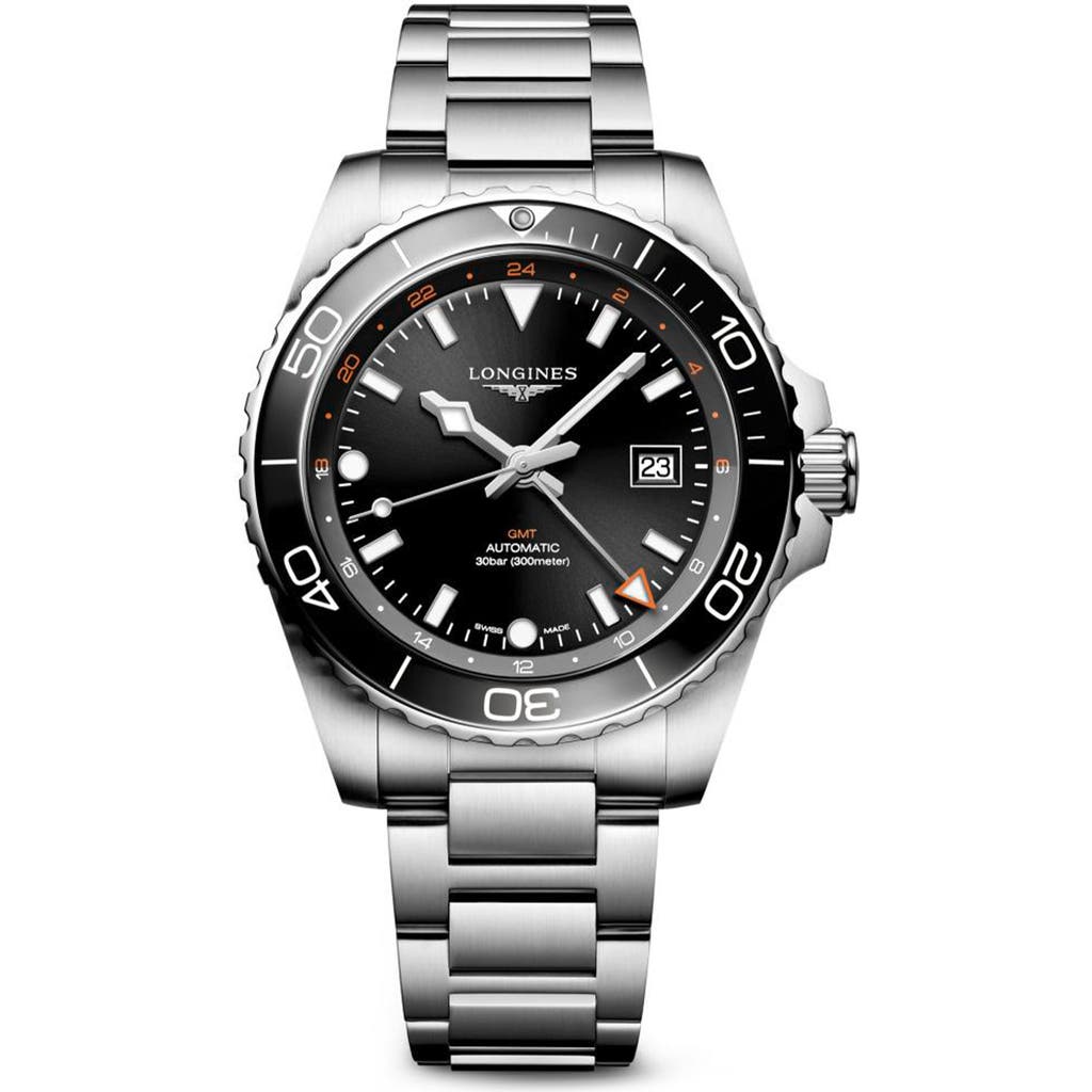 Longines Longines HydroConquest GMT Automatic Bracelet Watch, 43mm