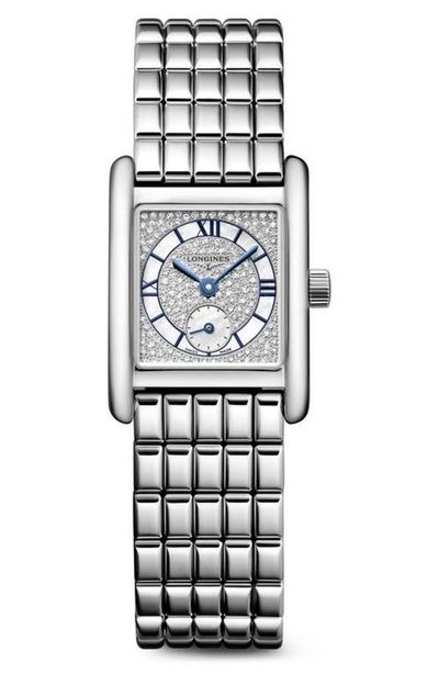 Longines Longines Mini DolceVita Diamond Bracelet Watch, 21.5mm x 29mm