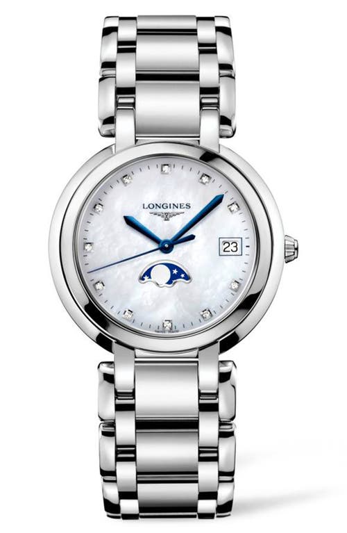 Longines Longines PrimaLuna Diamond Bracelet Watch, 34mm