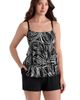 Longitude Longitude Faux Ruffle Shortini Long Torso Swimsuit - 1