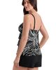 Longitude Longitude Faux Ruffle Shortini Long Torso Swimsuit - 2