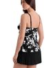 Longitude Longitude Faux Ruffle Skirtini Long Torso Swimsuit - 2