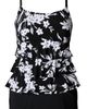 Longitude Longitude Faux Ruffle Skirtini Long Torso Swimsuit - 4