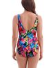Longitude Longitude Ruffle Front Surplice Long Torso One-Piece Swimsuit - 3