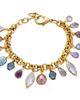 Loni Paul Jewelry Loni Paul Jewelry Colorful Gemstone and Pearl Charm Bracelet - 1