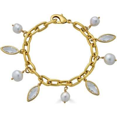 Loni Paul Jewelry Loni Paul Jewelry Marquise & Pearl Bracelet
