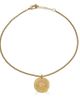 Loni Paul Jewelry Loni Paul Jewelry Matte Gold Filigree Coin Necklace  - 1