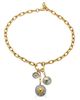 Loni Paul Jewelry Loni Paul Jewelry Mixed Metal Charm Cluster Necklace - 1