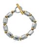 Loni Paul Jewelry Loni Paul Jewelry Mixed Metal Rectangle Bead Bracelet - 1