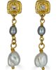 Loni Paul Jewelry Loni Paul Jewelry Two tone Rice Baroque Earring - 1