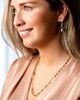 Loni Paul Jewelry Loni Paul Jewelry Two tone Rice Baroque Earring - 3