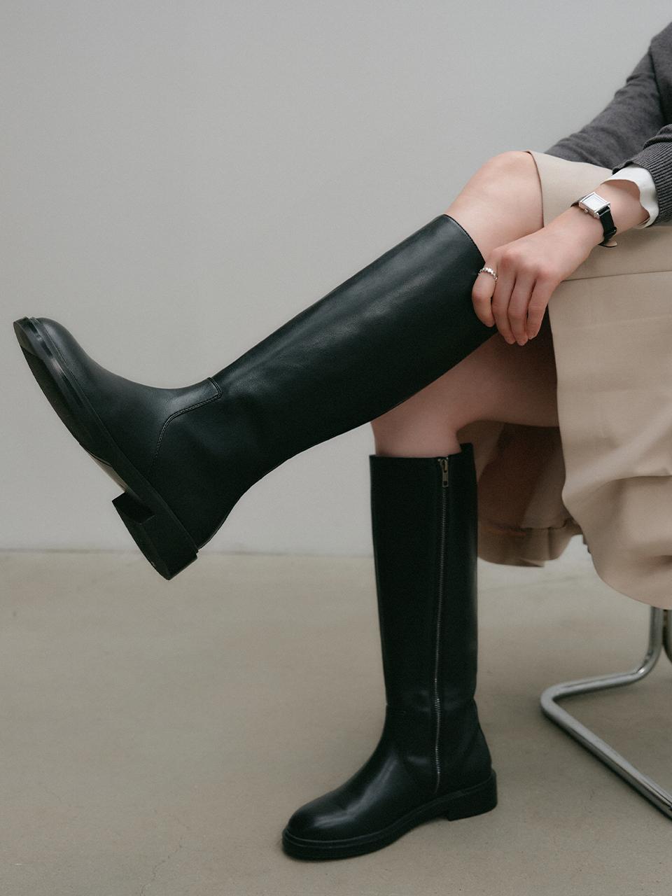 LOOKAST Alex Long Boots_Black