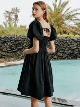 LOOKAST Cora Puff Sleeve Mini Dress - 2 Colors