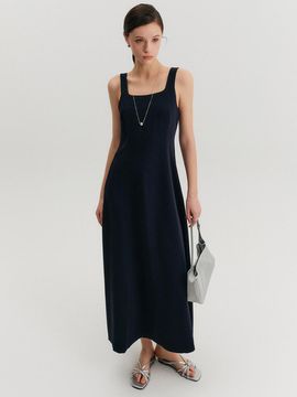 LOOKAST Kathy Sleeveless Long Dress [Navy]