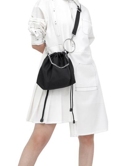 LOOKING4U Just Back Doubling Mini Cross Back BLACK