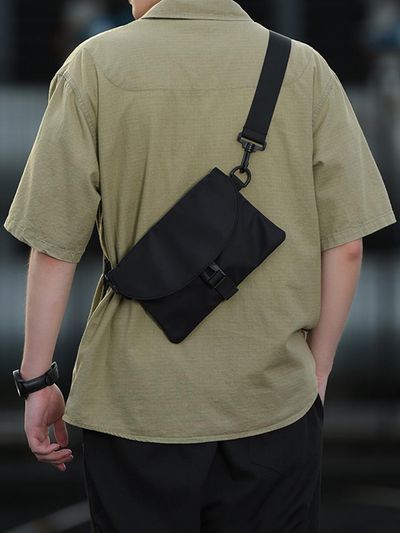 LOOKING4U Just Bag Compact Cross Sling Bag BLACK