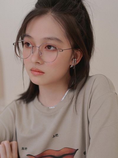 LOOKING4U Neoretro 2254 Ultra-Light Nose-Screw Glasses Frame