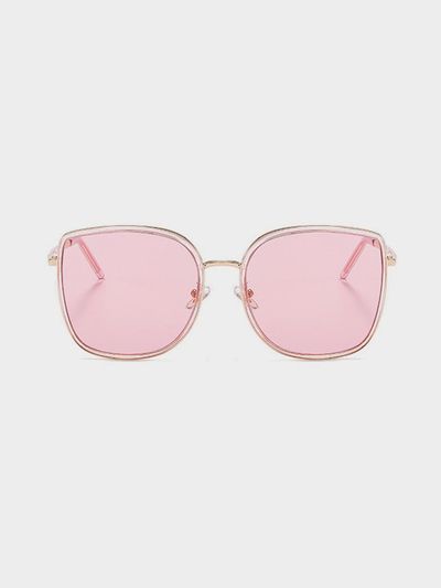 LOOKING4U Neoretro 3812SS Oversized Fit PINK