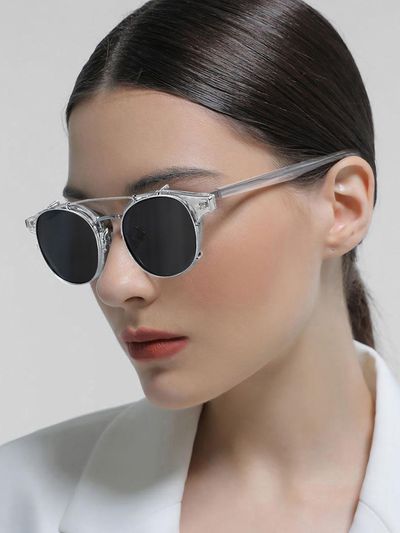 LOOKING4U Neoretro 9094 clip-on transparent CLAIR