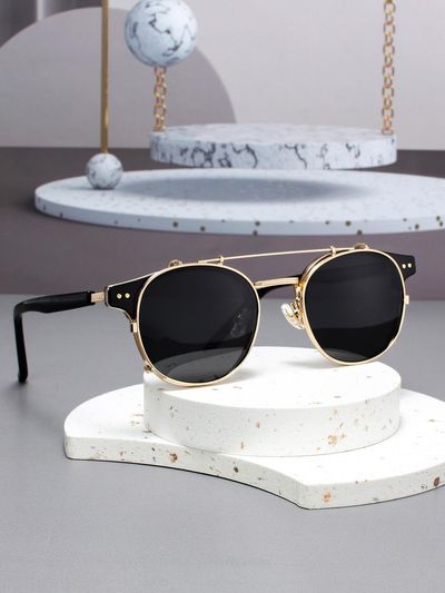 LOOKING4U Neoretro 9094 Clip on Gold GOLD