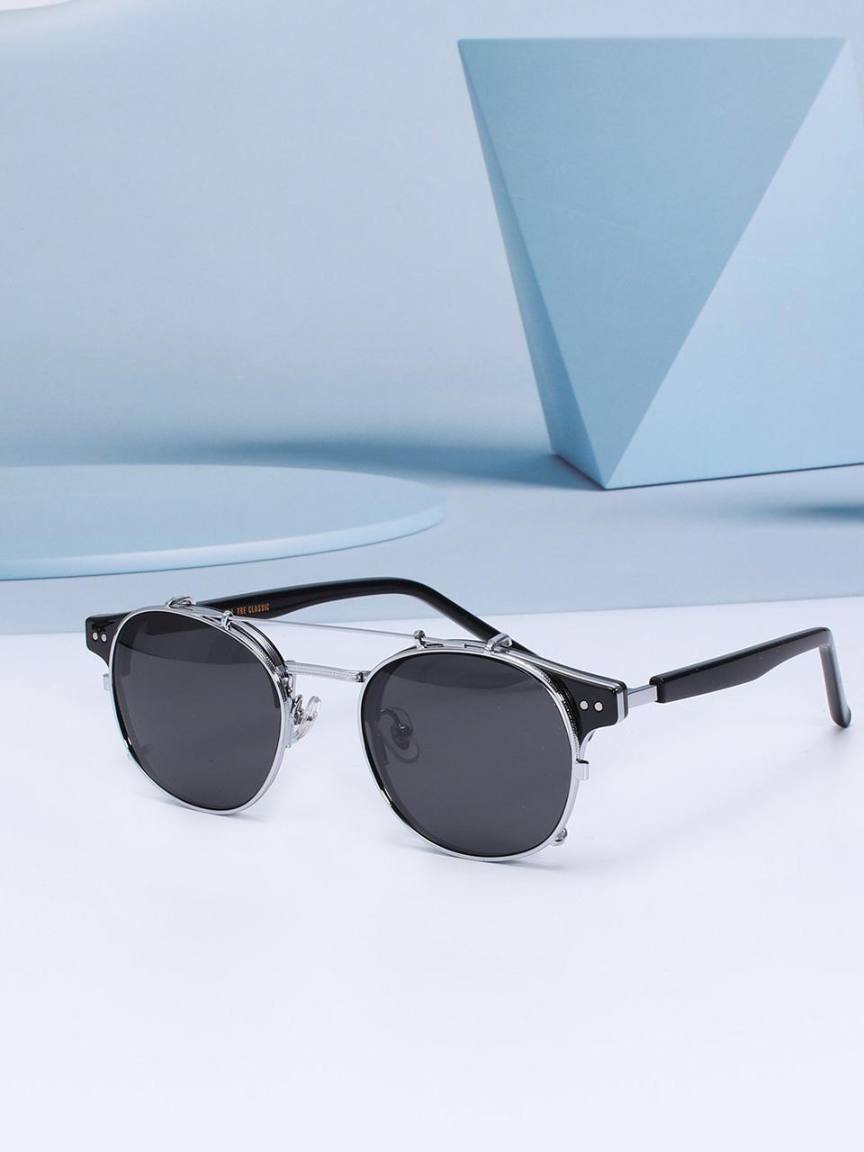 LOOKING4U Neoretro 9094 Clip on Silver SILVER