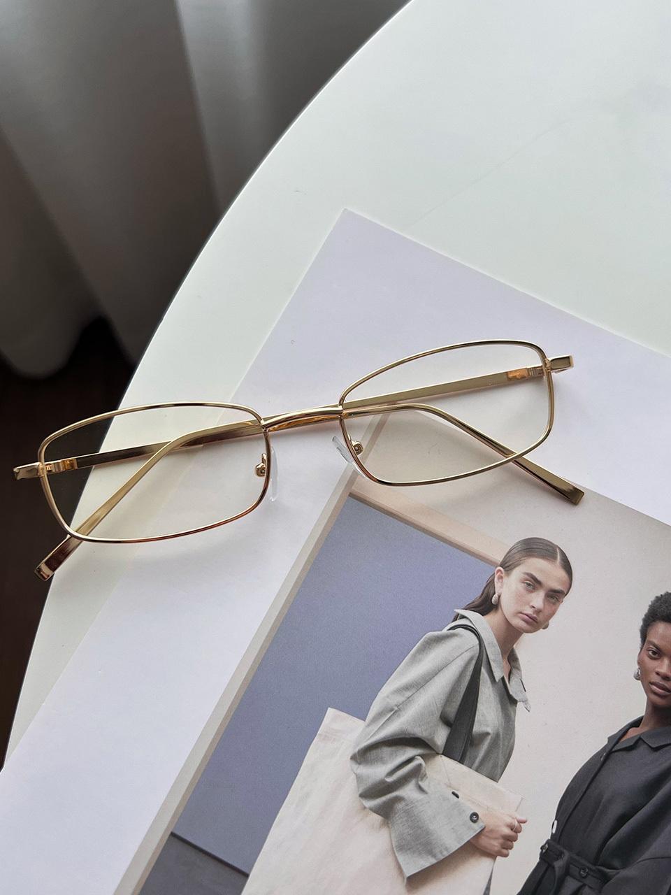 LOOKING4U Neoretro Geek 8021 frame GOLD
