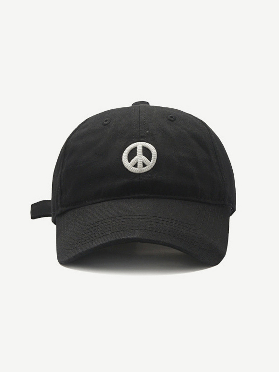 LOOKING4U On The Moment Peace Sign Symbol Cotton Ball Cap C2