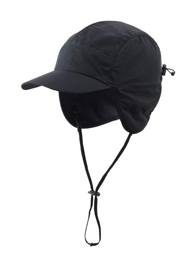 LOOKING4U The Cap Outdoor Waterproof Earmuff Cap Black