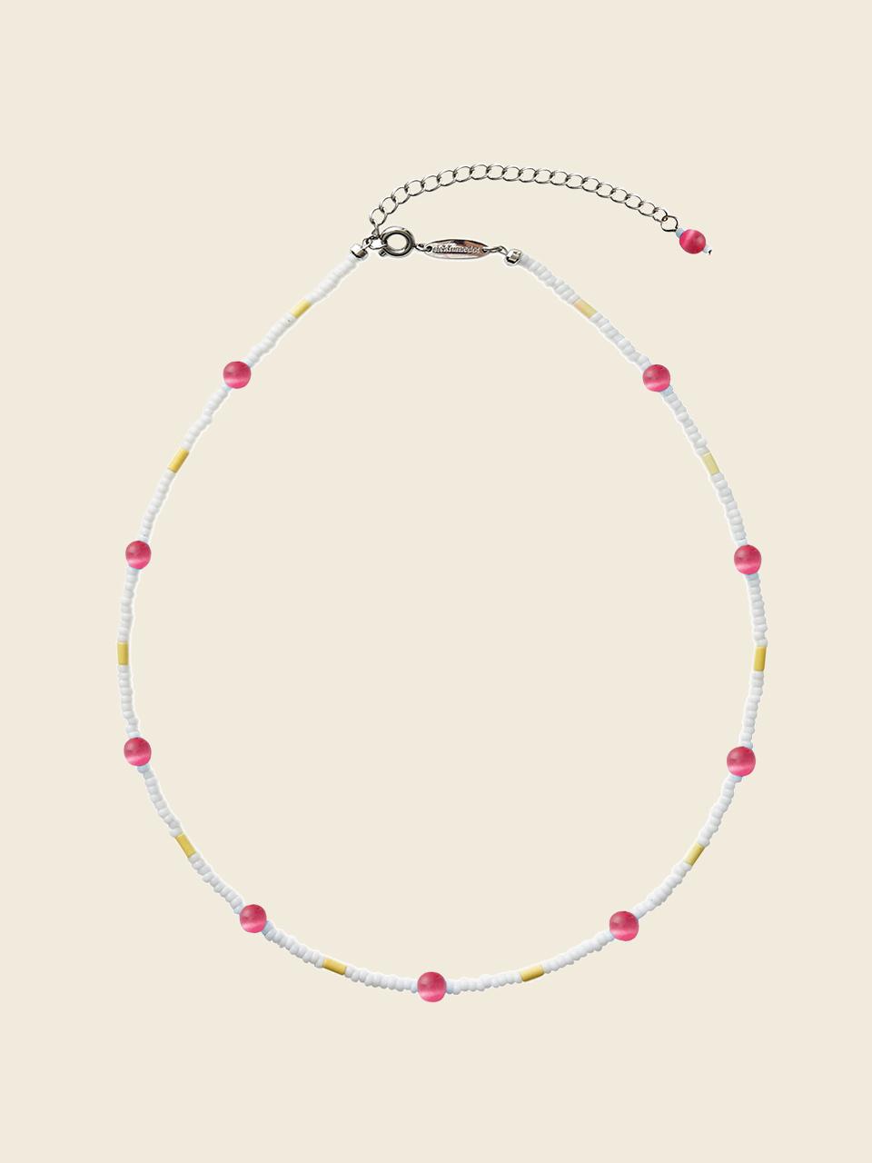 LOOPLOOP Citrus Necklace [PINK]