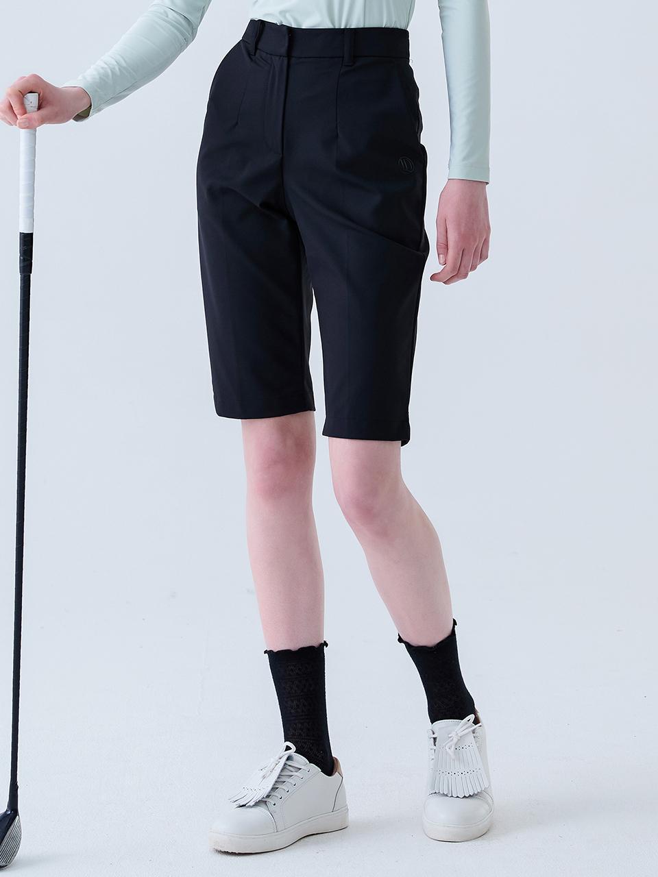 LORDLOAR Elastic Bermuda 5-Length Short Pants Golf (LESPS10BK) [BLACK]