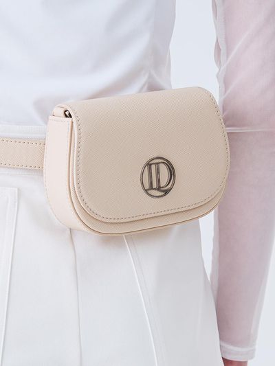 LORDLOAR Flip Chain Belt Bag [BEIGE] (LESUB21BE)
