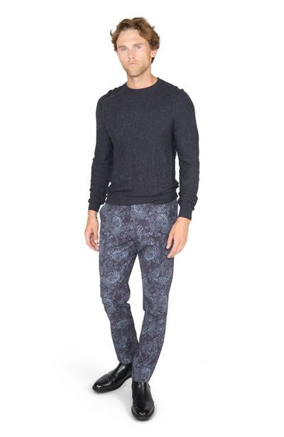 Lords of Harlech Lords of Harlech Cole Fully Fashioned Merino Wool Crewneck Sweater