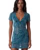 Lords of Harlech Lords of Harlech Country Floral Womens V-neck Mini Dress - 1