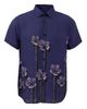 Lords of Harlech Lords of Harlech Crafty Floral Short Sleeve Fine Linen Shirt - 2