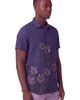 Lords of Harlech Lords of Harlech Crafty Floral Short Sleeve Fine Linen Shirt - 4