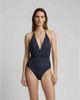 Lords of Harlech Lords of Harlech Crochet Paisley Womens Halter One-Piece Swimsuit - 1