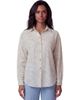 Lords of Harlech Lords of Harlech Crochet Paisley Womens Relaxed Linen Shirt - 1