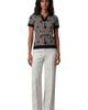 Lords of Harlech Lords of Harlech Crochet Paisley Womens Wool Wide-leg Pant - 1