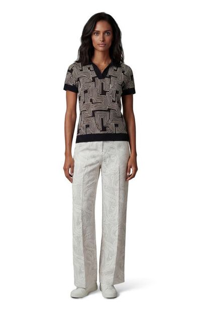 Lords of Harlech Lords of Harlech Crochet Paisley Womens Wool Wide-leg Pant