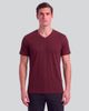 Lords of Harlech Lords of Harlech Extra Fine Merino V Neck Tee - 1
